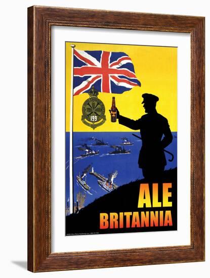 Ale Britannia-null-Framed Art Print