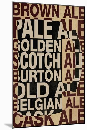 Ale Types-null-Mounted Art Print