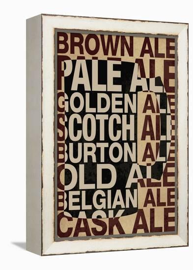 Ale Types-null-Framed Stretched Canvas