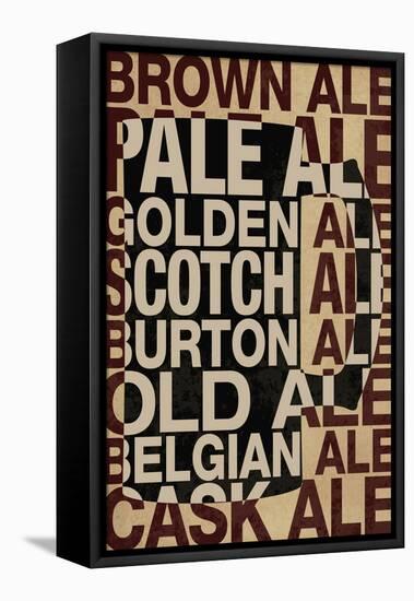 Ale Types-null-Framed Stretched Canvas