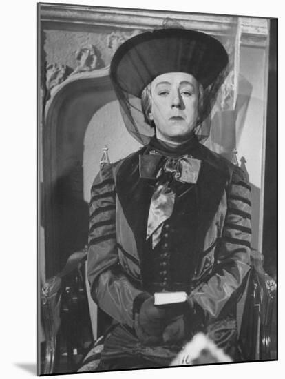Alec Guinness During a Scene from the Movie "Kind Hearts and Coronets"-null-Mounted Premium Photographic Print