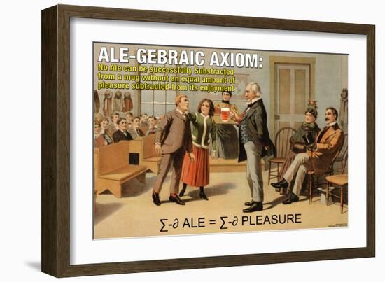 Alegebraic Axiom-null-Framed Art Print