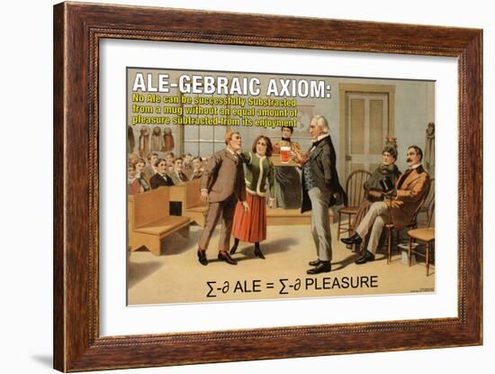 Alegebraic Axiom-null-Framed Art Print