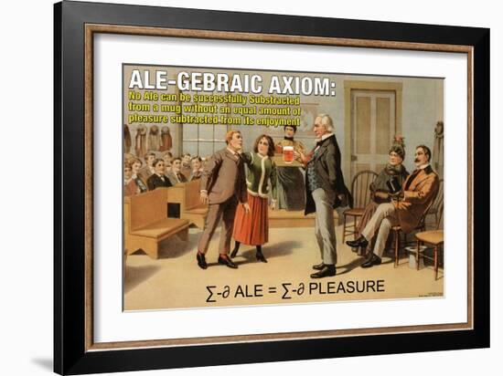 Alegebraic Axiom-null-Framed Art Print