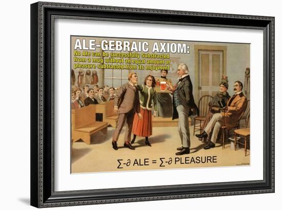 Alegebraic Axiom-null-Framed Art Print