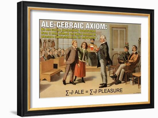 Alegebraic Axiom-null-Framed Art Print