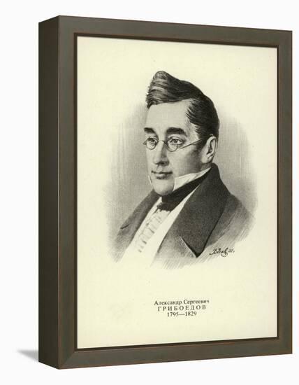 Aleksander Griboyedov, Russian Diplomat, Playwright, Poet and Composer-null-Framed Premier Image Canvas