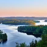Landscape of Saimaa Lake from Above, Finland-Aleksey Stemmer-Framed Photographic Print