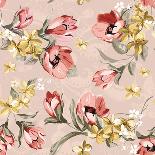 Abstract Elegance Floral Pattern-Aleksey Vl B.-Art Print