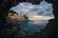 I love Manarola-Ales Komovec-Framed Photographic Print