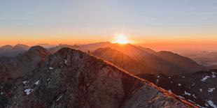 Running on the Ridge-Ales Krivec-Photographic Print