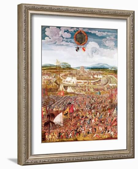 Alesia Besieged by Julius Caesar-Melchior Feselen-Framed Giclee Print