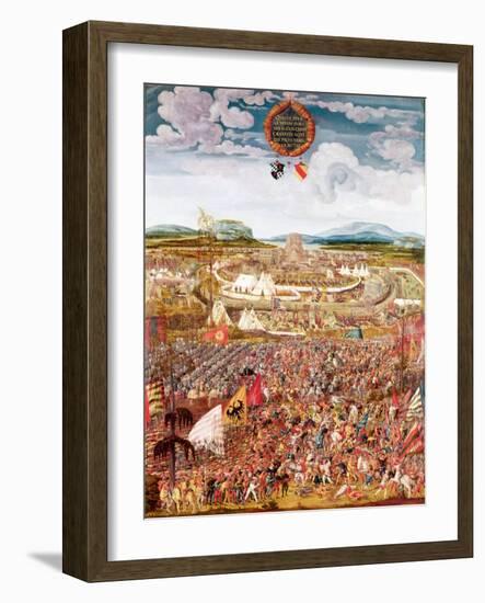 Alesia Besieged by Julius Caesar-Melchior Feselen-Framed Giclee Print