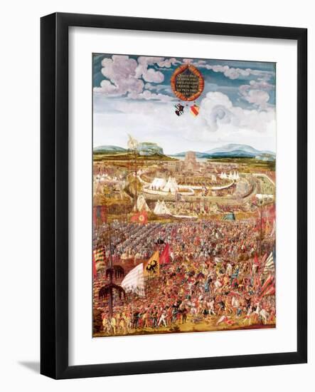 Alesia Besieged by Julius Caesar-Melchior Feselen-Framed Giclee Print