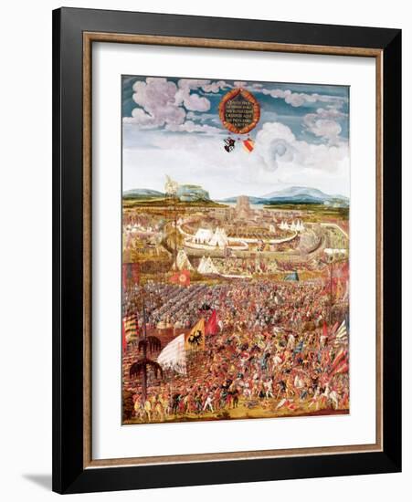 Alesia Besieged by Julius Caesar-Melchior Feselen-Framed Giclee Print