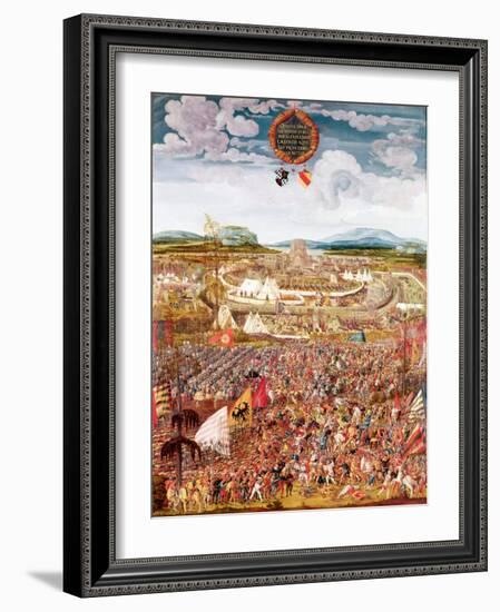 Alesia Besieged by Julius Caesar-Melchior Feselen-Framed Giclee Print