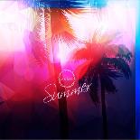 Summer Beach-Vector Background-AlessandraM-Art Print