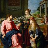 Christ in the House of Martha and Mary, 1605-Alessandro Allori-Giclee Print