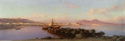 View of the Bay of Naples-Alessandro La Volpe-Giclee Print