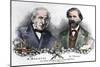 Alessandro Manzoni and Giuseppe Verdi on the occasion of the Messa da Requiem-Italian School-Mounted Giclee Print