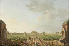 View of the Projected Foro Bonaparte, Milan, C.1800-Alessandro Sanquirico-Giclee Print