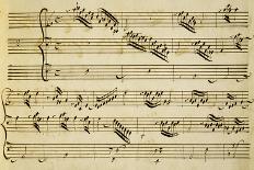 Autograph Sheet Music of a Cantata-Alessandro Stradella-Giclee Print