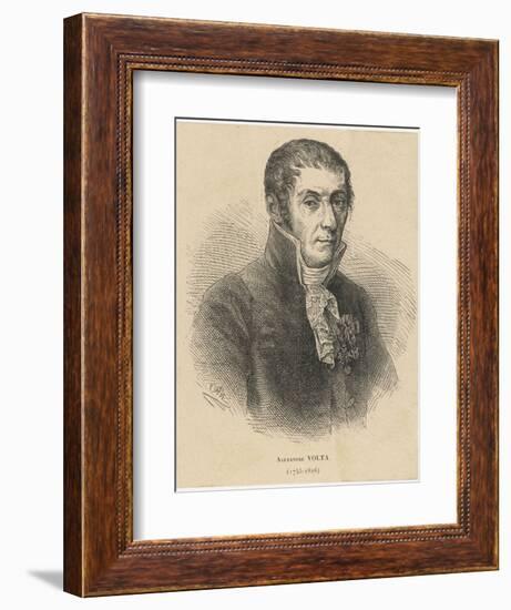 Alessandro Volta Italian Scientist-null-Framed Photographic Print