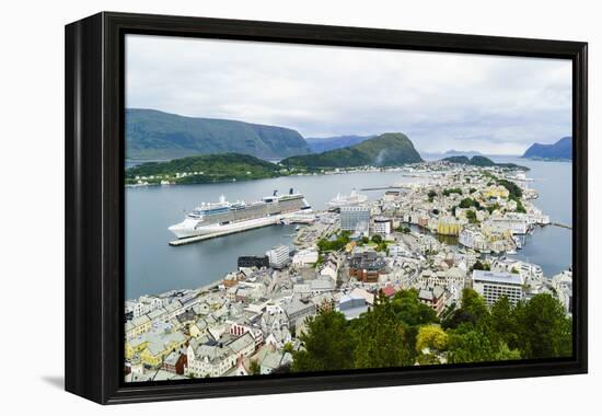 Alesund, Norway, Scandinavia, Europe-Amanda Hall-Framed Premier Image Canvas