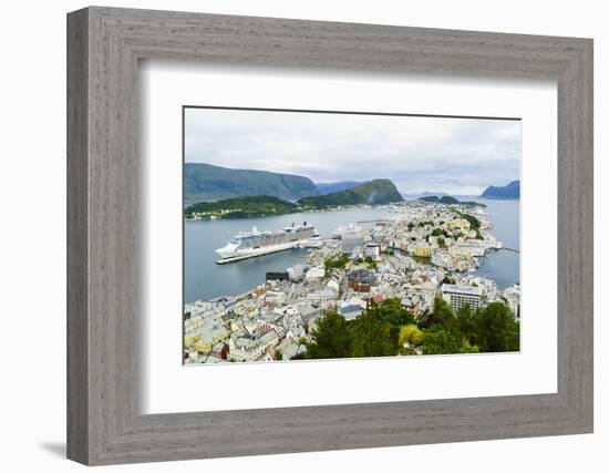 Alesund, Norway, Scandinavia, Europe-Amanda Hall-Framed Photographic Print