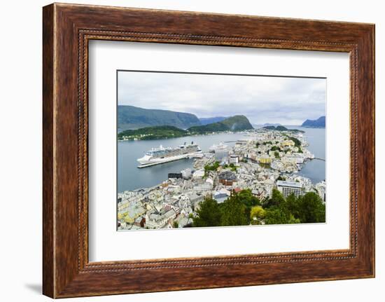 Alesund, Norway, Scandinavia, Europe-Amanda Hall-Framed Photographic Print