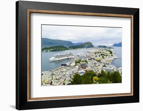 Alesund, Norway, Scandinavia, Europe-Amanda Hall-Framed Photographic Print