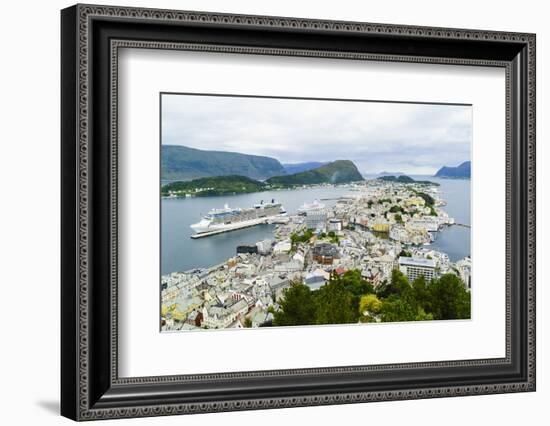 Alesund, Norway, Scandinavia, Europe-Amanda Hall-Framed Photographic Print