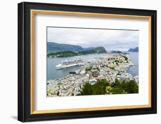 Alesund, Norway, Scandinavia, Europe-Amanda Hall-Framed Photographic Print