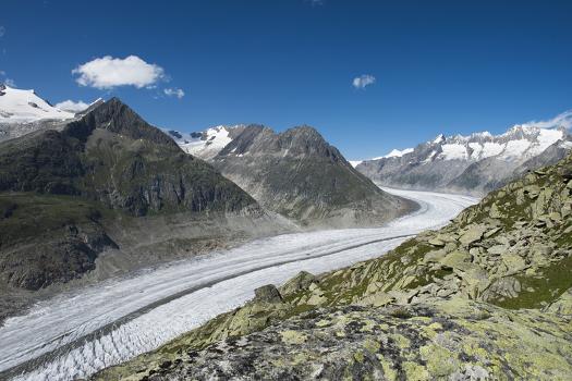 Aletsch Glacier, Eggishorn, Fiesch, Switzerland, Valais' Photographic Print  - Frank Fleischmann | Art.com