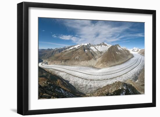 Aletsch Glacier, Switzerland-Dr. Juerg Alean-Framed Photographic Print