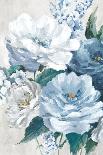 Blue Hydrangea Blooms I-Alex Black-Art Print