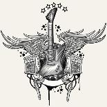 Guitar Emblem-Alex_Bond-Art Print