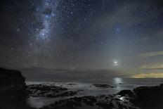 Aurora Australis And Star Trails-Alex Cherney-Photographic Print