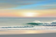 Sunrise Beach Wave, 2024-Alex Hanson-Art Print