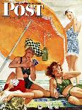 "Card Game at the Beach," August 28, 1943-Alex Ross-Giclee Print