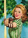 "Woman Archer," July 22, 1944-Alex Ross-Framed Giclee Print