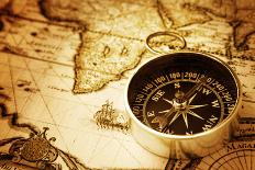 Old Compass-Alex Staroseltsev-Photographic Print