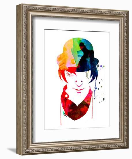 Alex Watercolor-Lora Feldman-Framed Premium Giclee Print