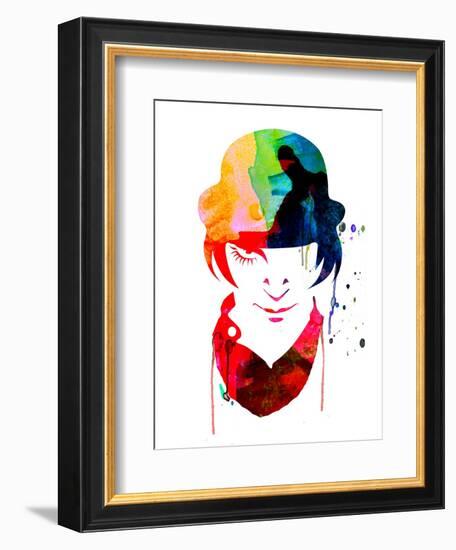 Alex Watercolor-Lora Feldman-Framed Art Print