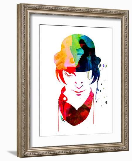 Alex Watercolor-Lora Feldman-Framed Art Print