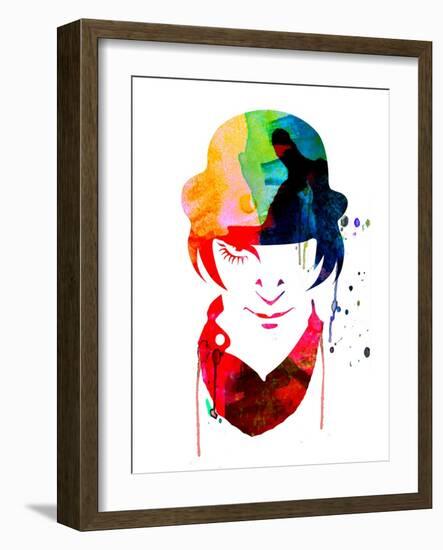 Alex Watercolor-Lora Feldman-Framed Art Print