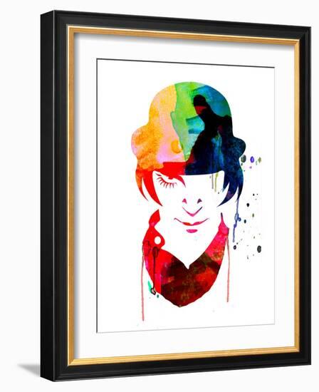 Alex Watercolor-Lora Feldman-Framed Art Print