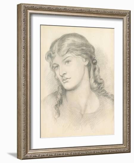 Alexa Wilding, 1865-Dante Gabriel Rossetti-Framed Giclee Print