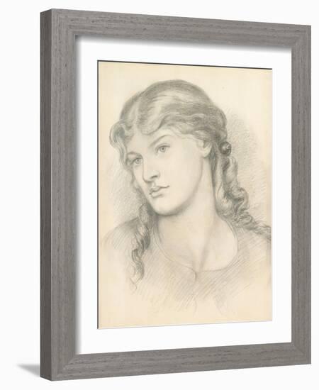 Alexa Wilding, 1865-Dante Gabriel Rossetti-Framed Giclee Print