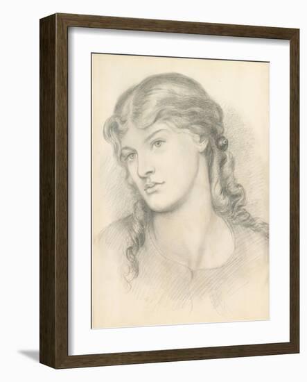 Alexa Wilding, 1865-Dante Gabriel Rossetti-Framed Giclee Print